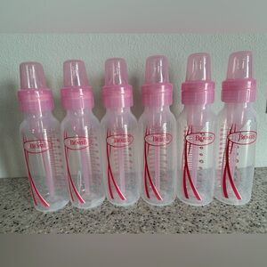 Dr. Browns Baby Bottles, 8oz, set of 6. Never used!